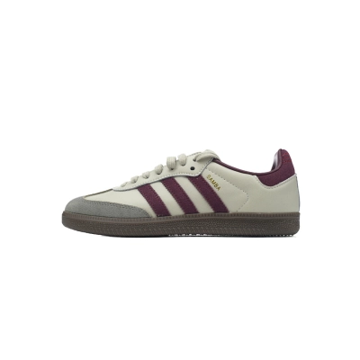 ID1482 Samba OG 'Putty Grey Maroon' 01