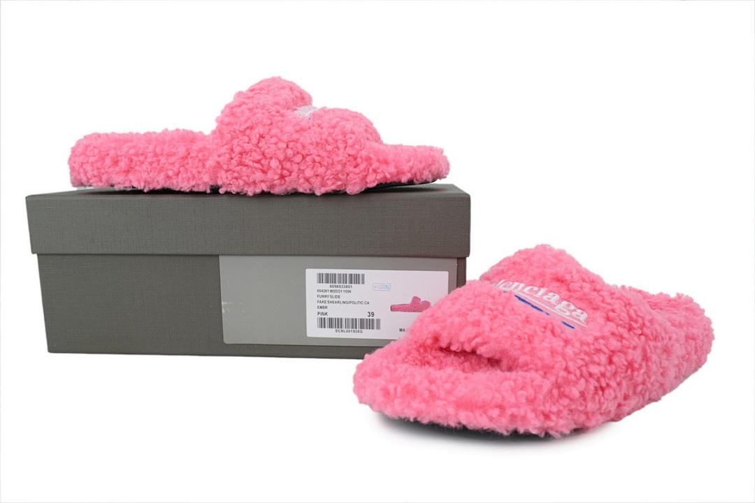 Balenciaga Furry Pink