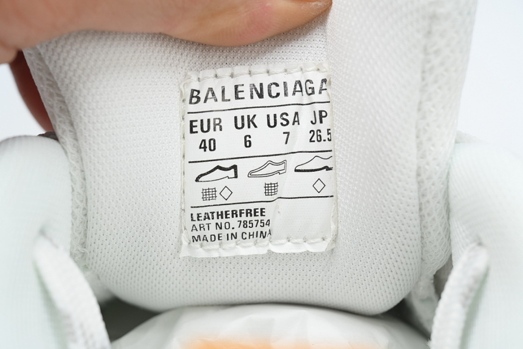 Balenciaga White Blue Yellow