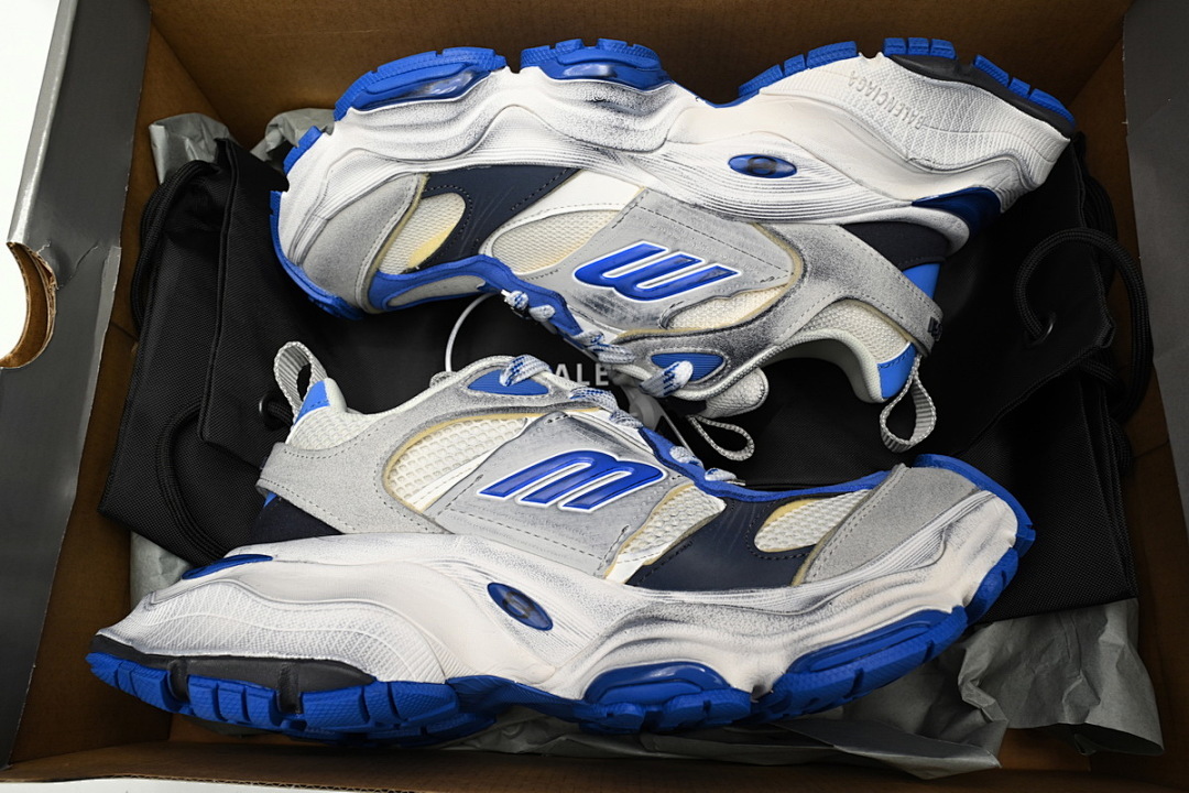 Balenciaga CARGO Black, White, And Blue