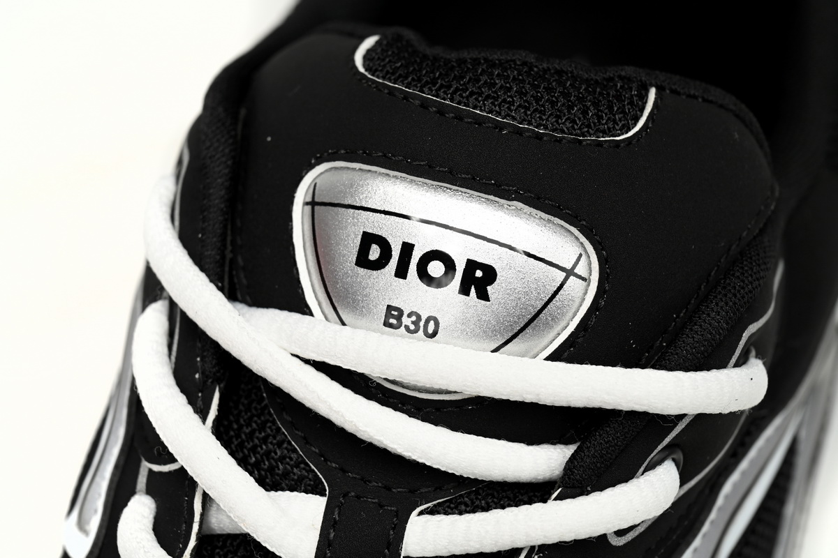 3SN279ZND-H969 Dior 'B30' Sneakers Black Coffee Color