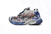 677402 W3RB6 1264 Balenciaga Runner White And Blue Printing