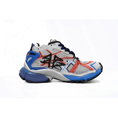 677402 W3RB6 1264 Balenciaga Runner White And Blue Printing 02