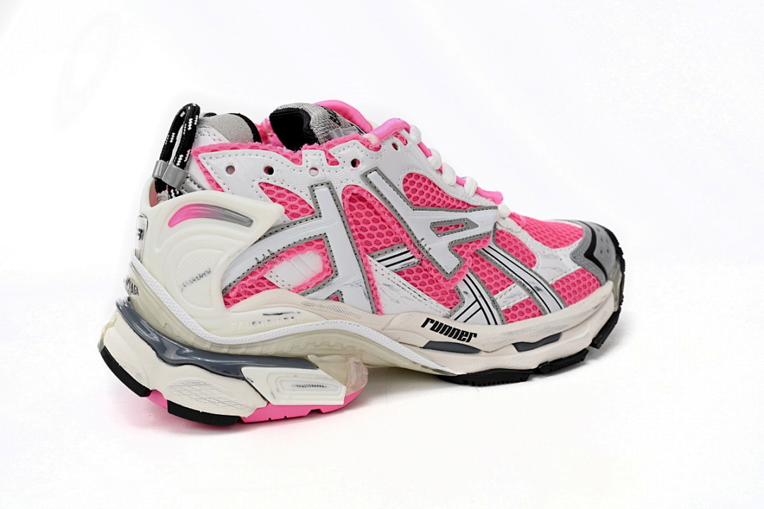 677402 W3RBN 9155 Balenciaga White Red Powder