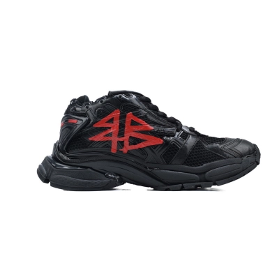 Balenciaga Runner Black And Red Characters 02