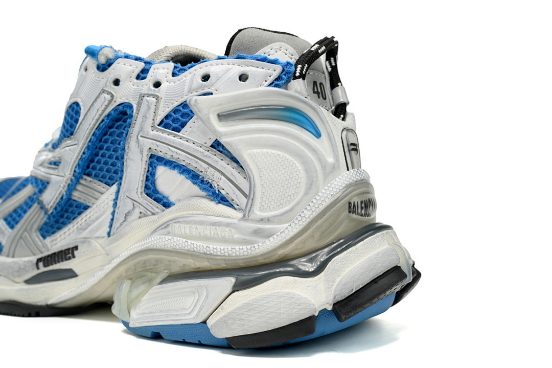 Balenciaga Runner White Blue