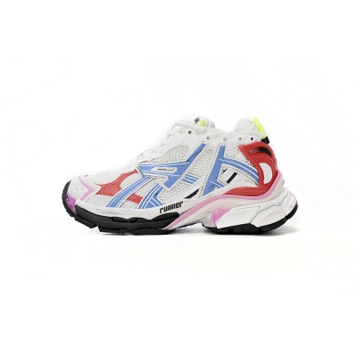 Balenciaga Runner White Blue Red 01