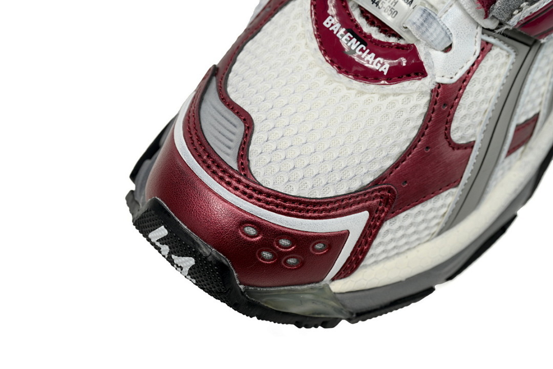 Balenciaga Runner White Wine Red