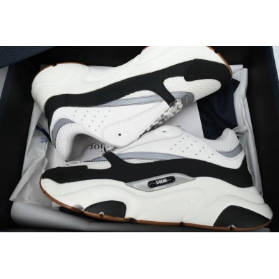 Dior White Black 'B22' Sneakers Cream 02