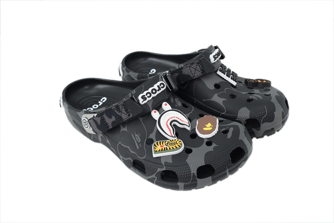 BAPE x Crocs Classic Clog BAPE x Crocs Classic Clog 'ABC Camo - Black'