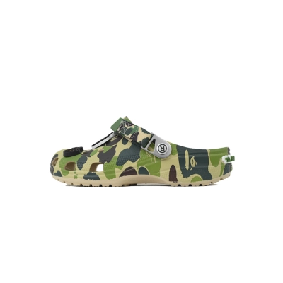 BAPE x Crocs Classic Clog BAPE x Crocs Classic Clog 'ABC Camo - green' 01