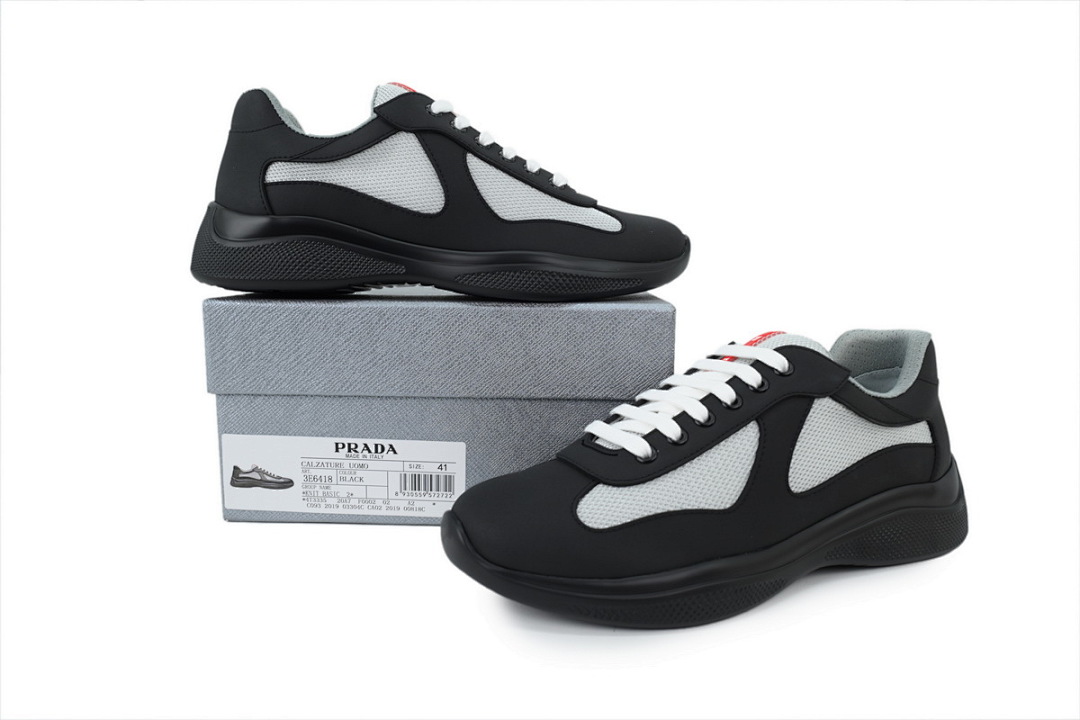 Prada Sneakers Rubber Carbon Black
