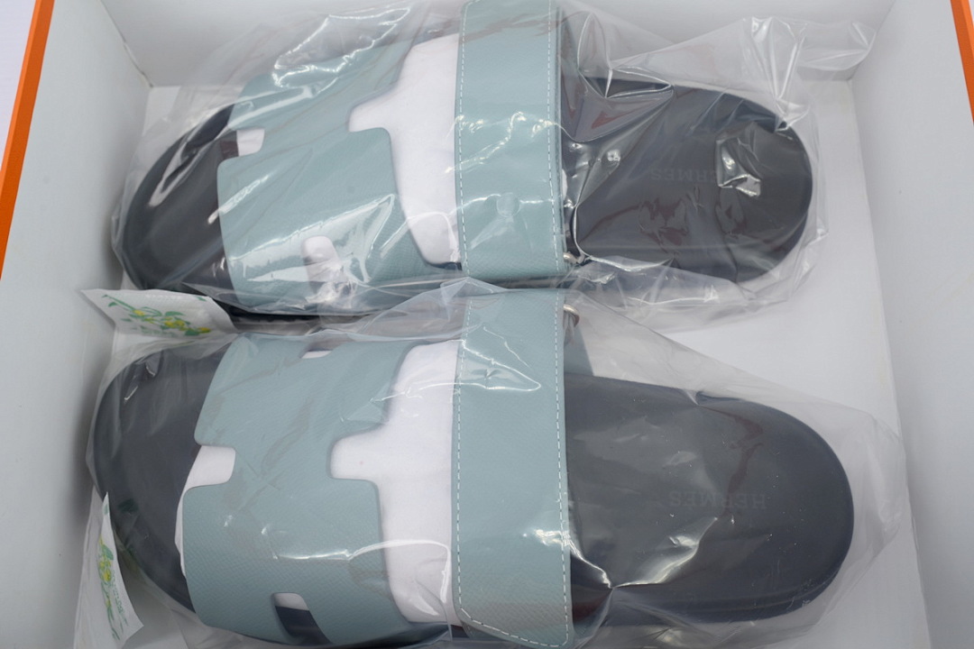 Hermès Flat Sandals Blue