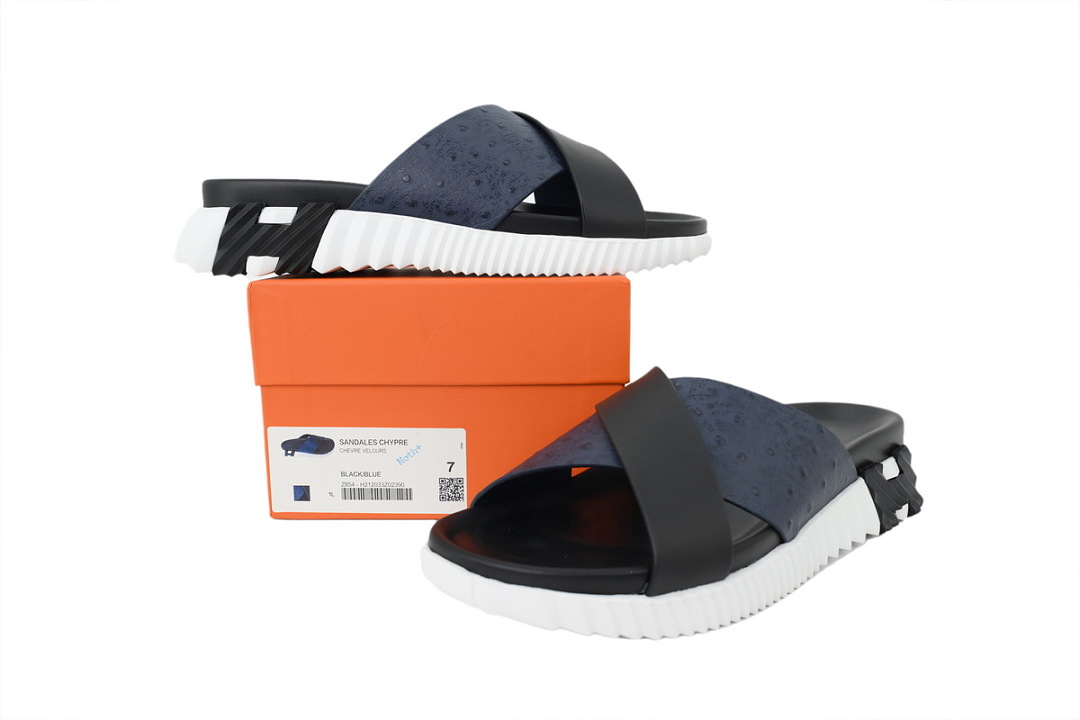 Hermes Infra Sandals 'Blue'