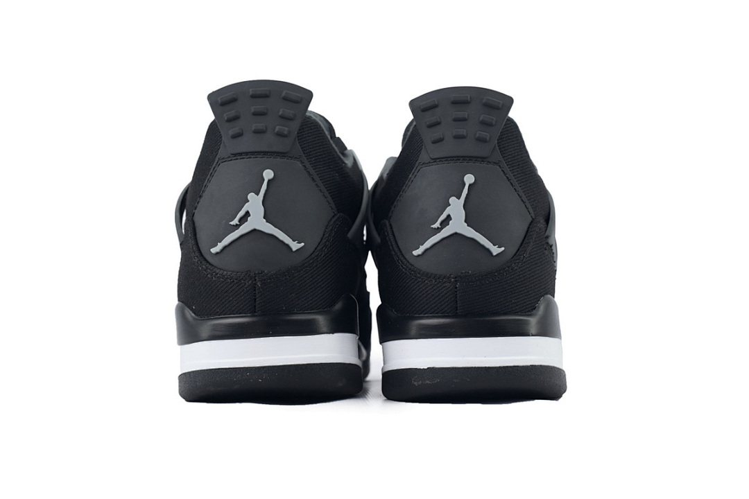 Air Jordan 4 Retro Black Canvas