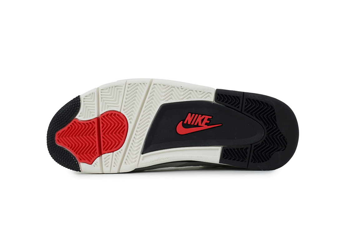 Air Jordan 4 Retro White Black And Red