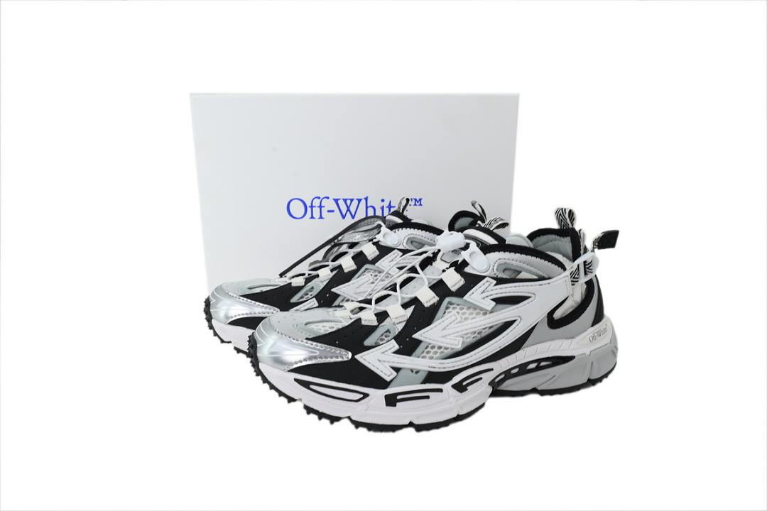 OFF-WHITE Out Of Silver Black