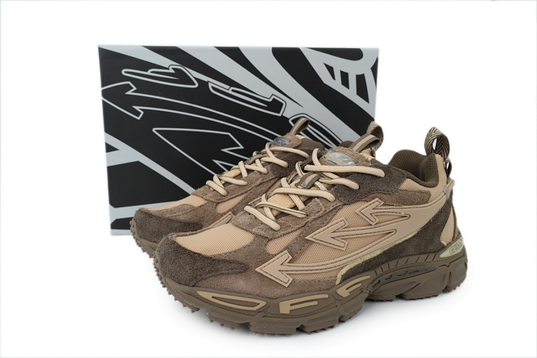 OFF-WHITE Out Of Coffee Brown