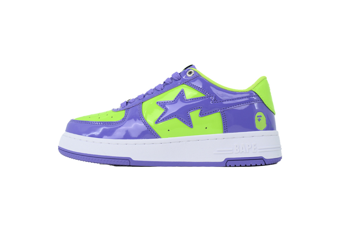 BATHING APE Purple Green