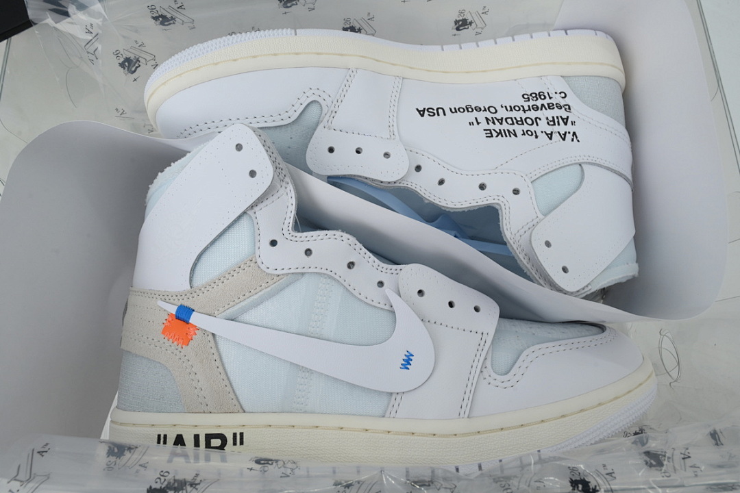 Off-White x Air Jordan 1 Retro High OG 'Alaska'