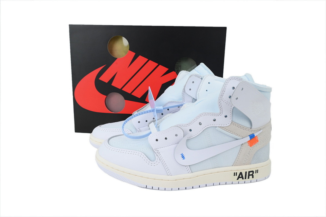 Off-White x Air Jordan 1 Retro High OG 'Alaska'