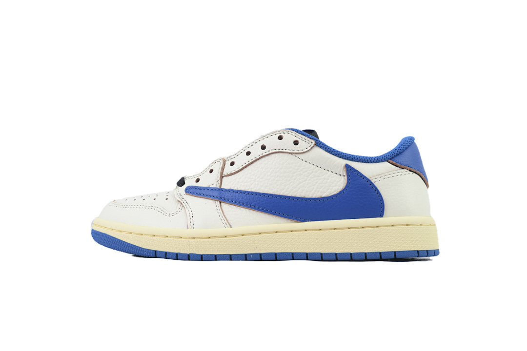 DM7866-104 Fragment Design x Travis Scott x Air Jordan 1 Retro Low OG SP 'Sail