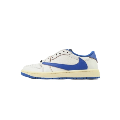 DM7866-104 Fragment Design x Travis Scott x Air Jordan 1 Retro Low OG SP 'Sail 01