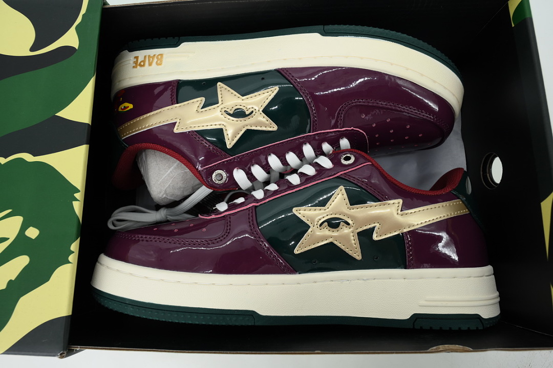 KidSuper × A BATHING APE BAPE STA POR "Burgundy"