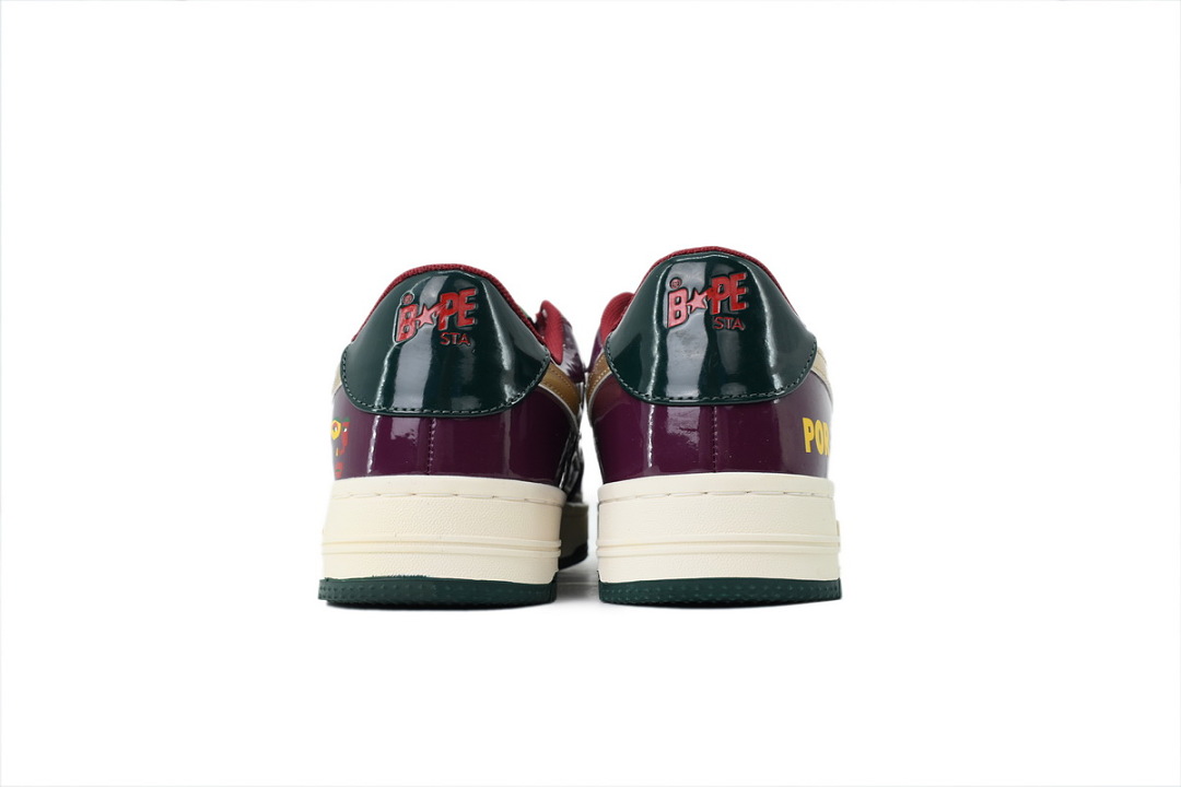 KidSuper × A BATHING APE BAPE STA POR "Burgundy"