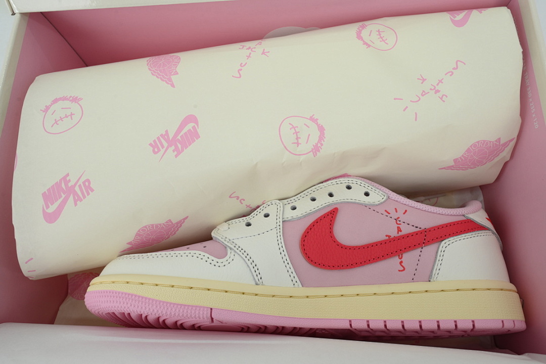 Travis Scott x Air Jordan 1 Low Red Low Hook