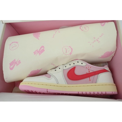 Travis Scott x Air Jordan 1 Low Red Low Hook 02