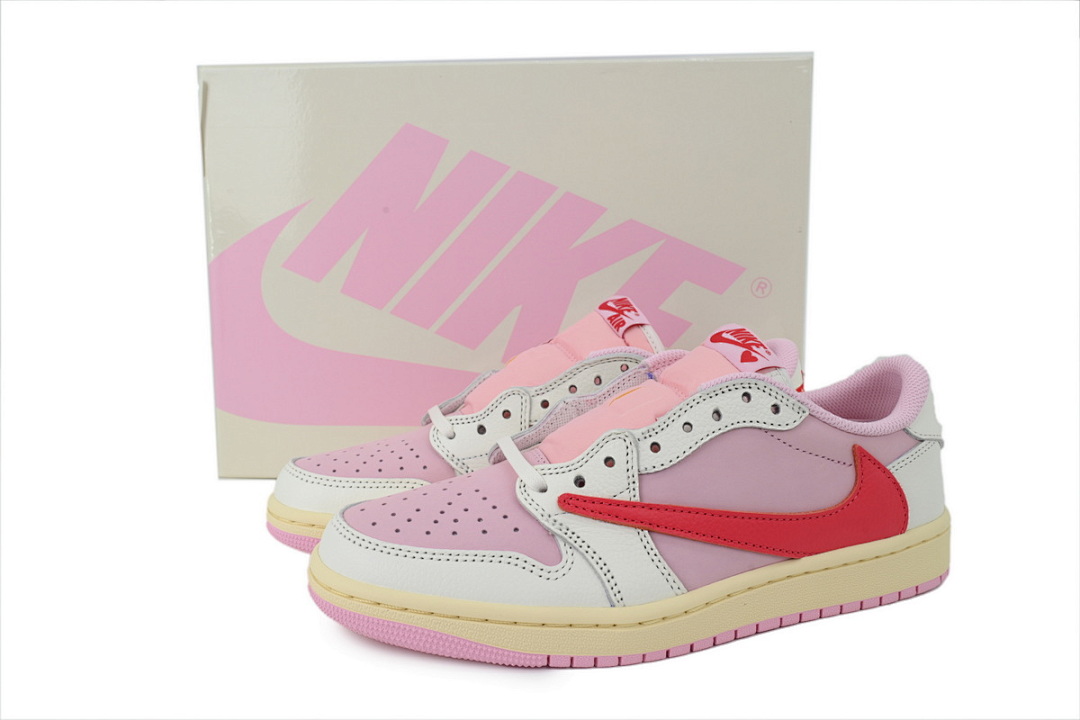Travis Scott x Air Jordan 1 Low Red Low Hook