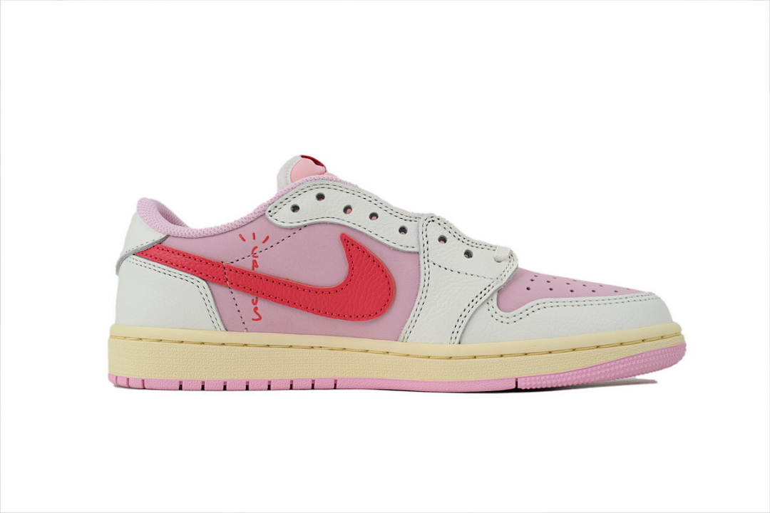 Travis Scott x Air Jordan 1 Low Red Low Hook