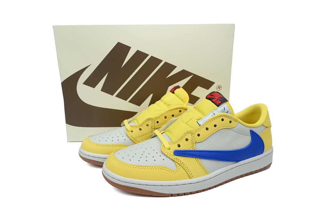 Travis Scott x Air Jordan 1 Low OG Canary-1