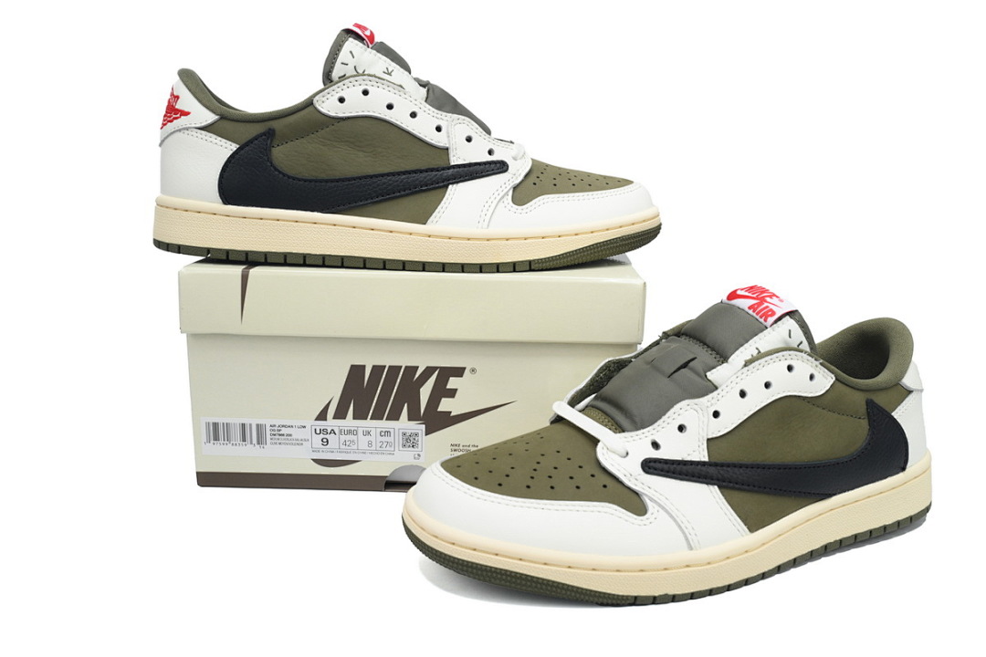 Travis Scott x Air Jordan 1 Low OG SP 'Medium Olive'