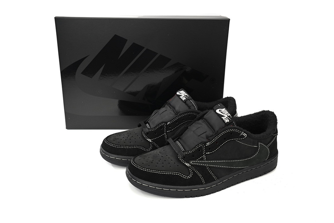Travis Scott x Air Jordan 1 Low OG SP Black Phantom