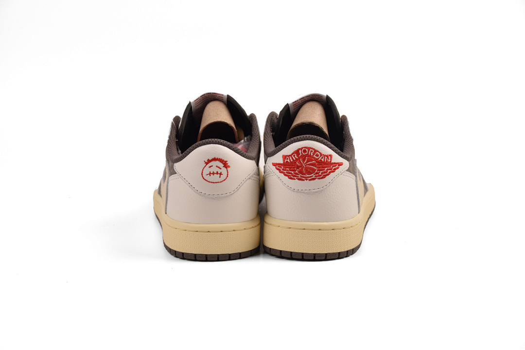 Travis Scott x Air Jordan 1 Low White Brown Barb