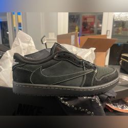 🔥 Travis Scott x Air Jordan 1 Low Black Phantom review John Doe