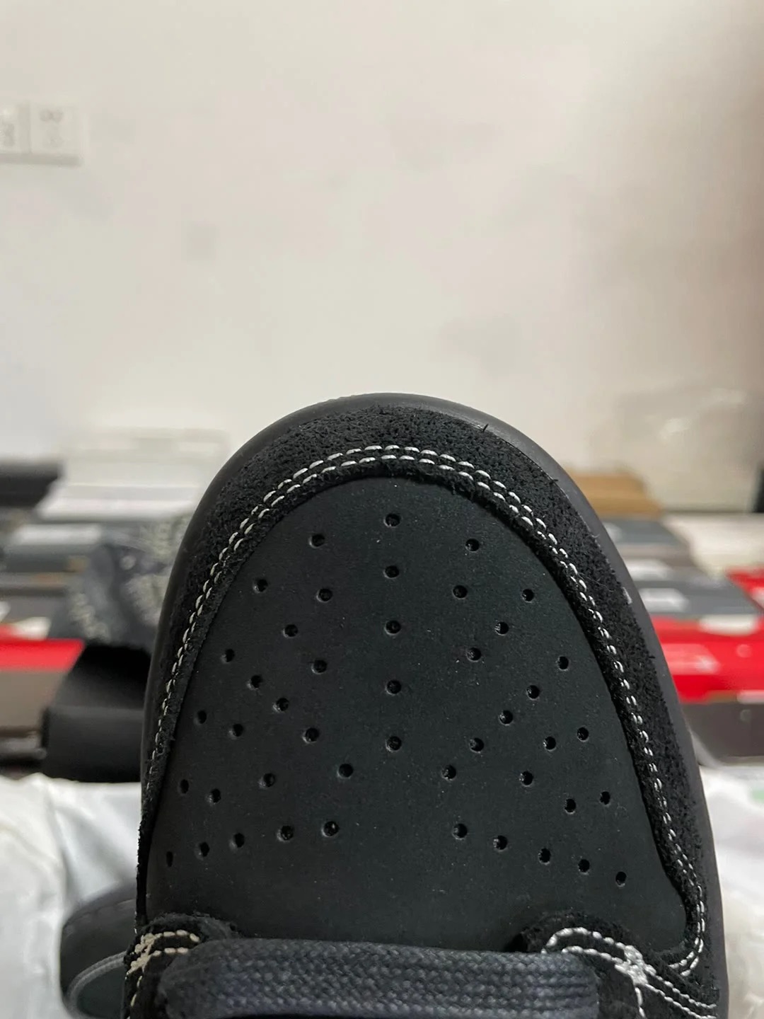 🔥 Travis Scott x Air Jordan 1 Low Black Phantom review Darla H 01
