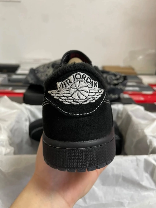 🔥 Travis Scott x Air Jordan 1 Low Black Phantom review 