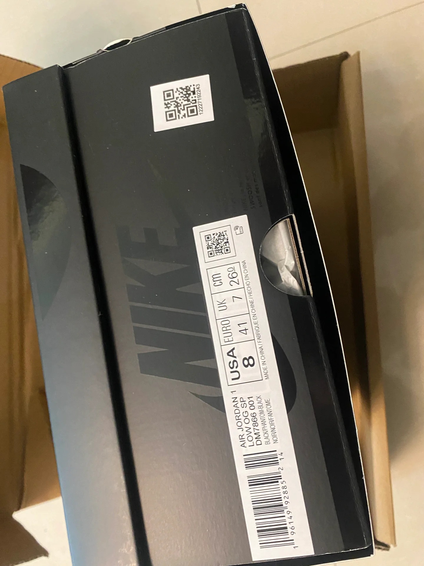 🔥 Travis Scott x Air Jordan 1 Low Black Phantom review Sabrina 03