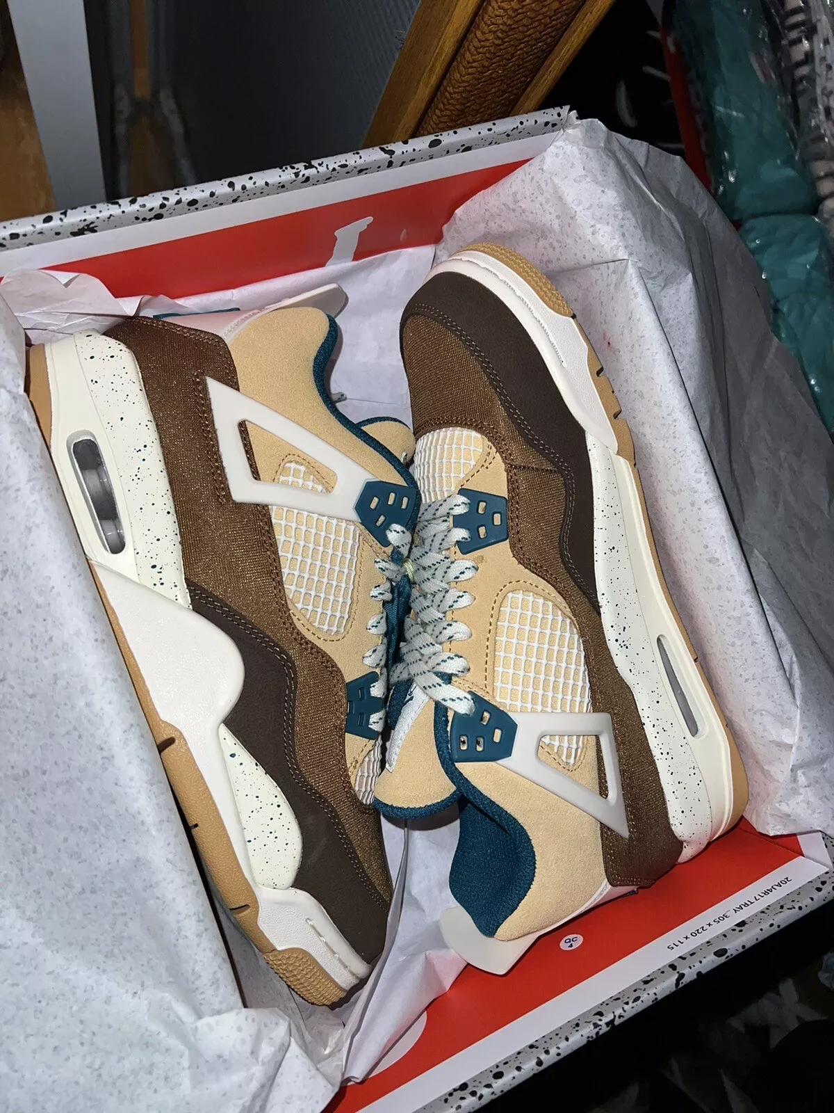 DJ Batch  Air Jordan 4 Cacao Wow Brown White review Pardeep 02