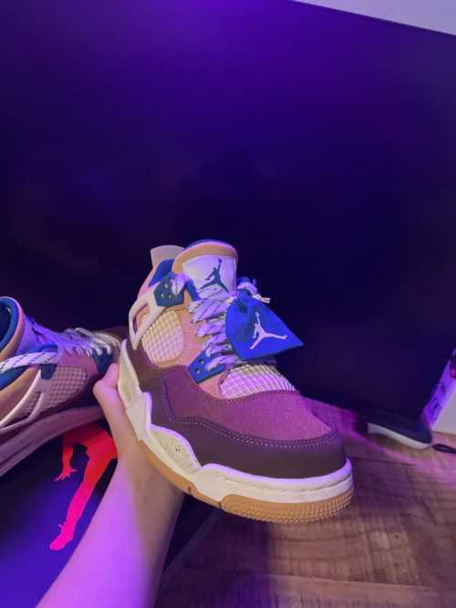 DJ Batch  Air Jordan 4 Cacao Wow Brown White review 