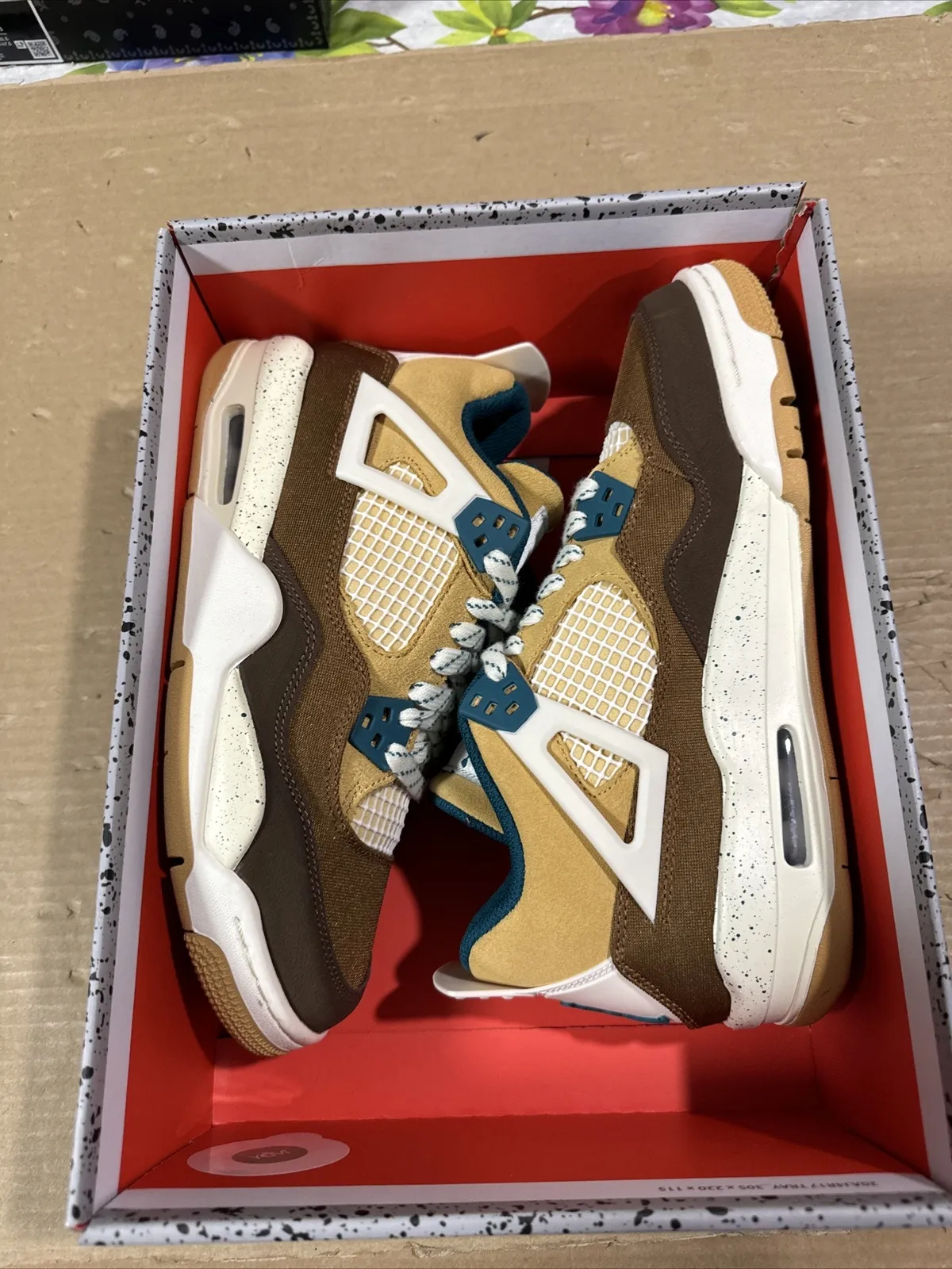 DJ Batch  Air Jordan 4 Cacao Wow Brown White review MARNIE 01