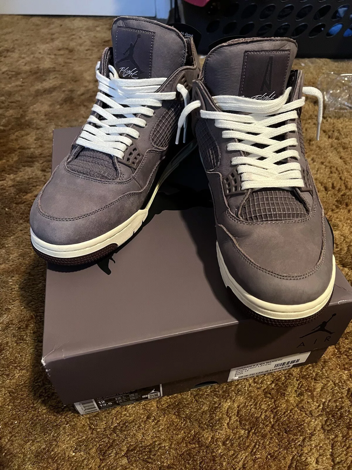 Q4 Batch A Ma Maniére x Air Jordan 4 Violet Ore review Brenny 02