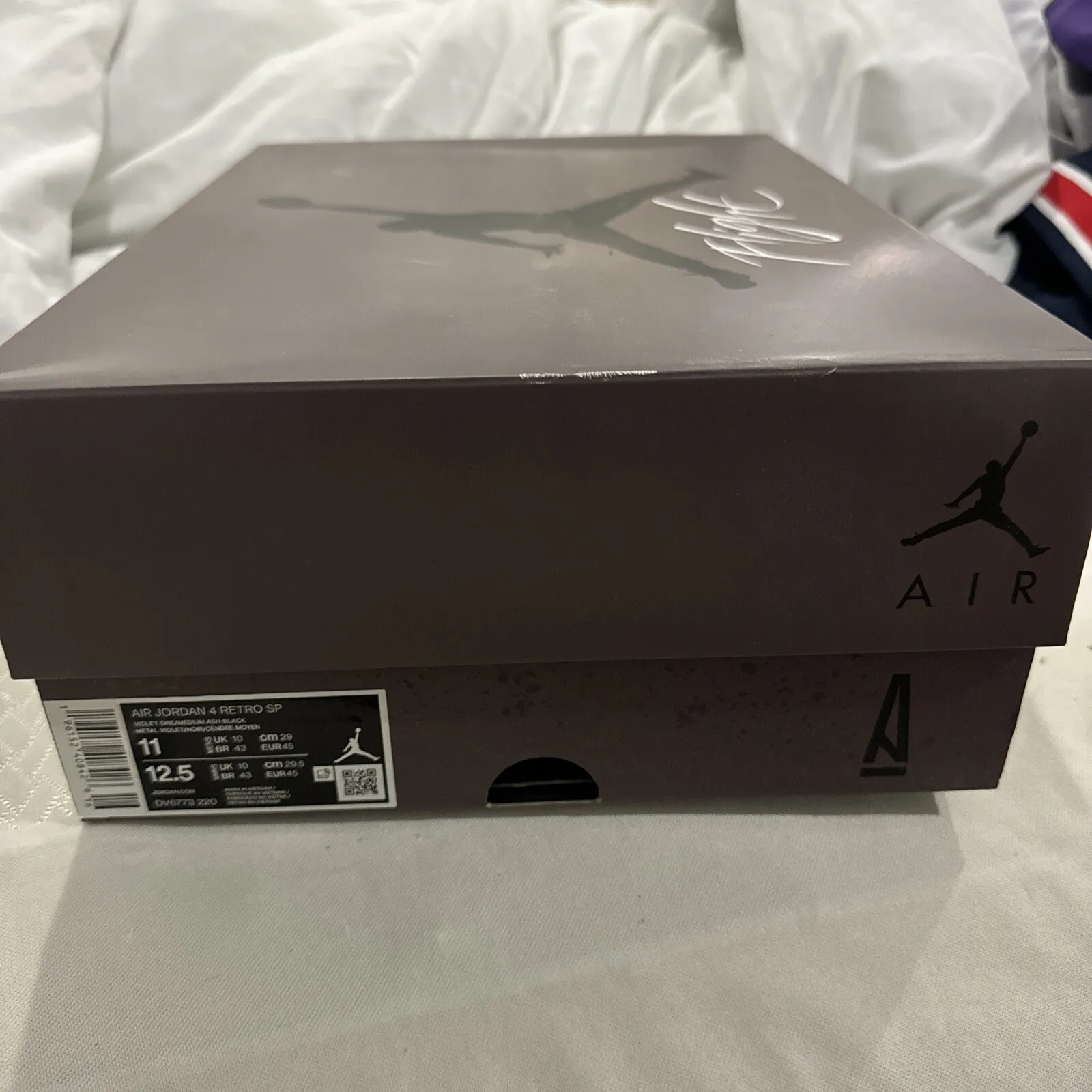 Q4 Batch A Ma Maniére x Air Jordan 4 Violet Ore review Porsctie Ramey 01