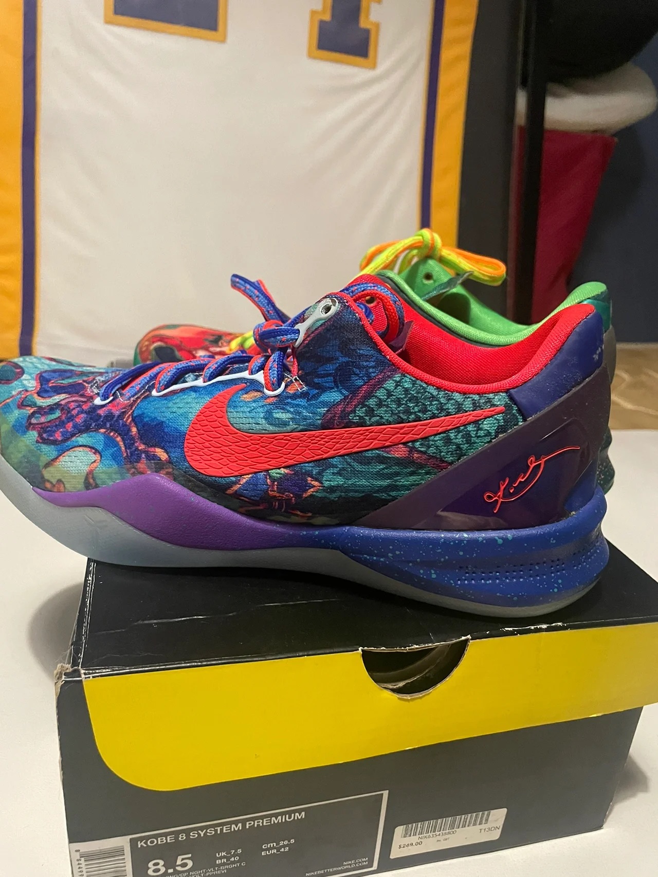 Nike What The Kobe 8 Electric Orange/Deep review RichieRich
