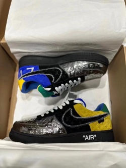 Louis Vuitton x Nike Air Force 1 Silver Yellow review Lisa Wimbledon