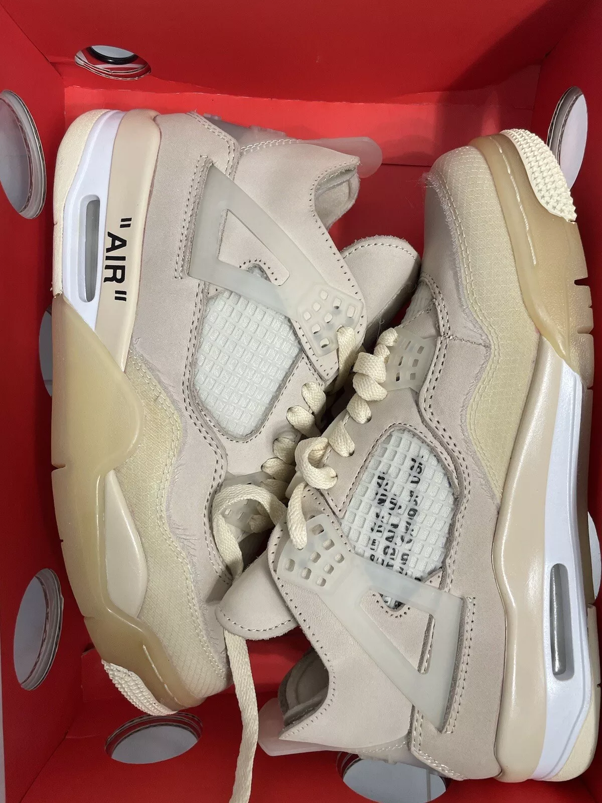 Q4 Batch OFF White x Air Jordan 4 Sail review Rina Fox 02