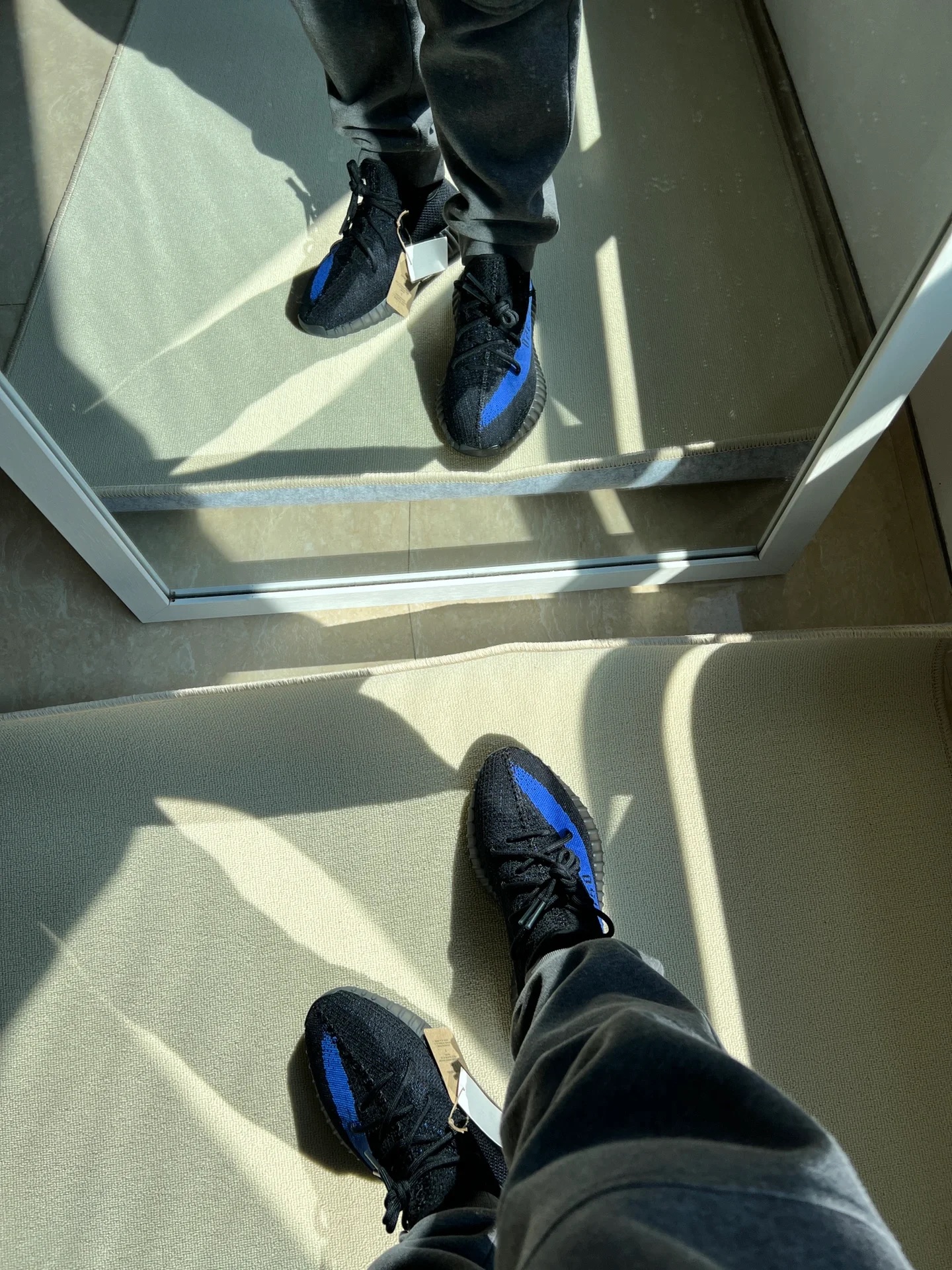 OG 350 V2 Adidas Yeezy Boost 350 V2 Black Blue review SAM ALI